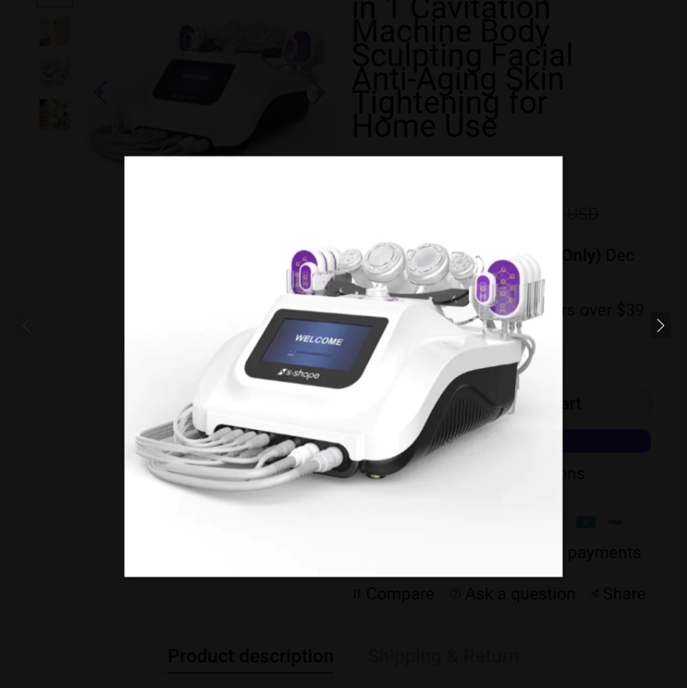 S Shape 30k rf lipo cavitation machine!